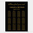 Search for black gold wedding seating charts Rehearsal dinner