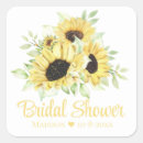 Search for sunflower wedding stickers Watercolor