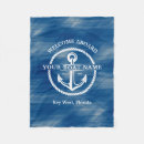 Search for nautical blankets Welcome aboard