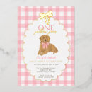 Search for puppy 1st birthday invitations Lets pawty
