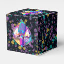 Search for paint splatter favor boxes Neon