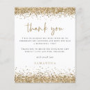 Search for 40th birthday thank you cards Gold glitter