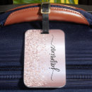 Search for bridal shower luggage tags Glitter