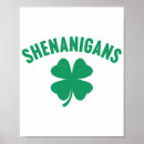 Search for st patricks day posters Shenanigans