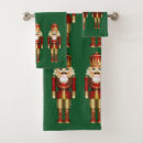Search for nutcracker bath towels Green