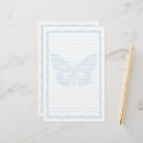 Search for butterflies stationery paper Cute