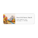 Search for evergreen tree return address labels Woods