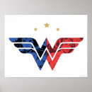 Search for wonder woman logo posters Comic book