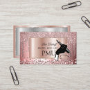 Search for pmu business cards Cosmetologist