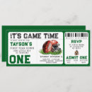 Search for football ticket invitations Touchdown party