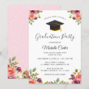 Search for girl graduation invitations Watercolor