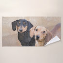 Search for dachshund bath towels Wiener