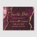 Search for red gold save the dates Minimalist