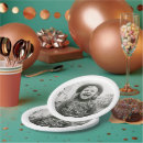 Search for adult paper plates Black and white