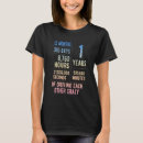 Search for 1st anniversary tshirts Married