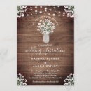 Search for babys breath invitations Rustic