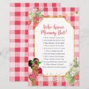 Search for fun coed baby shower games Who knows mommy best