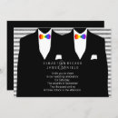 Search for bow tie wedding invitations Gay
