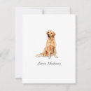 Search for golden retriever thank you cards Cute