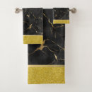 Search for luxurious gold design bath towels Black and gold