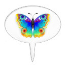 Search for peacock cake toppers Colorful