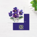 Search for flower shape business cards Botanical