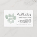 Search for pet business cards Cat