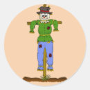 Search for cute scarecrow stickers Halloween