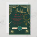 Search for islamic wedding thank you cards Green