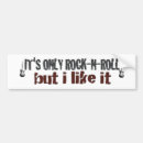 Search for rock and roll bumper stickers Funny