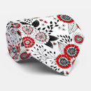 Search for black and red flower ties Floral