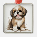 Search for shih tzu ornaments Adorable