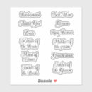 Search for glass wedding stickers Elegant