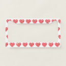Search for red heart license plate frames Cute