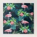 Search for flamingo puzzles Illustration