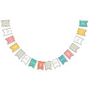 Search for birthday bunting flags Colorful