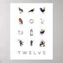 Search for 12 days of christmas posters Illustration