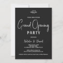 Search for business launch party invitations Typography