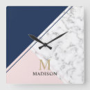 Search for navy blue clocks Minimal