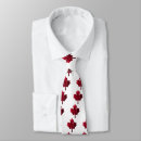 Search for maple leaf ties Red and white