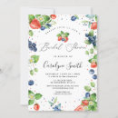 Search for strawberry bridal invitations Blueberry
