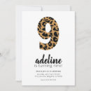 Search for cheetah print birthday invitations Animal