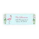 Search for flamingo return address labels Beach