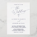 Search for silver and white invitations Minimalist
