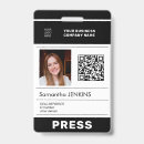 Search for press badges Qr code