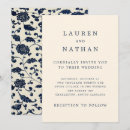 Search for navy blue cream wedding invitations Yellow