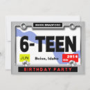 Search for car sweet 16 invitations Fun