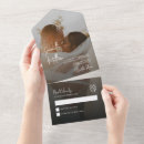 Search for wedding anniversary invitations Black and white