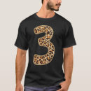 Search for leopard birthday tshirts Three