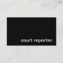 Search for court reporter business cards Professional